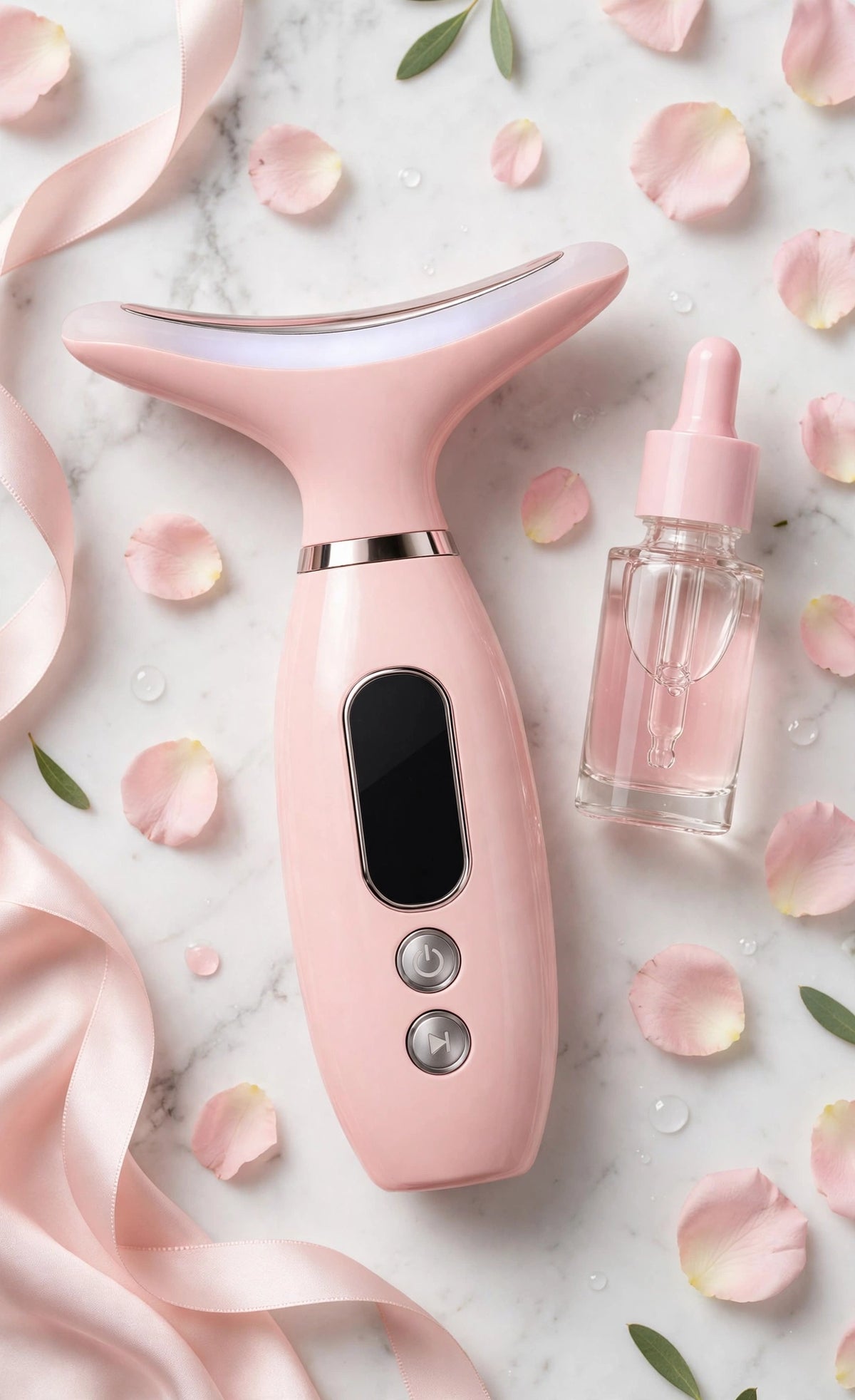 RoseGlow™ 3-in-1 Facial & Neck Massager – Firm, Sculpt & Glow