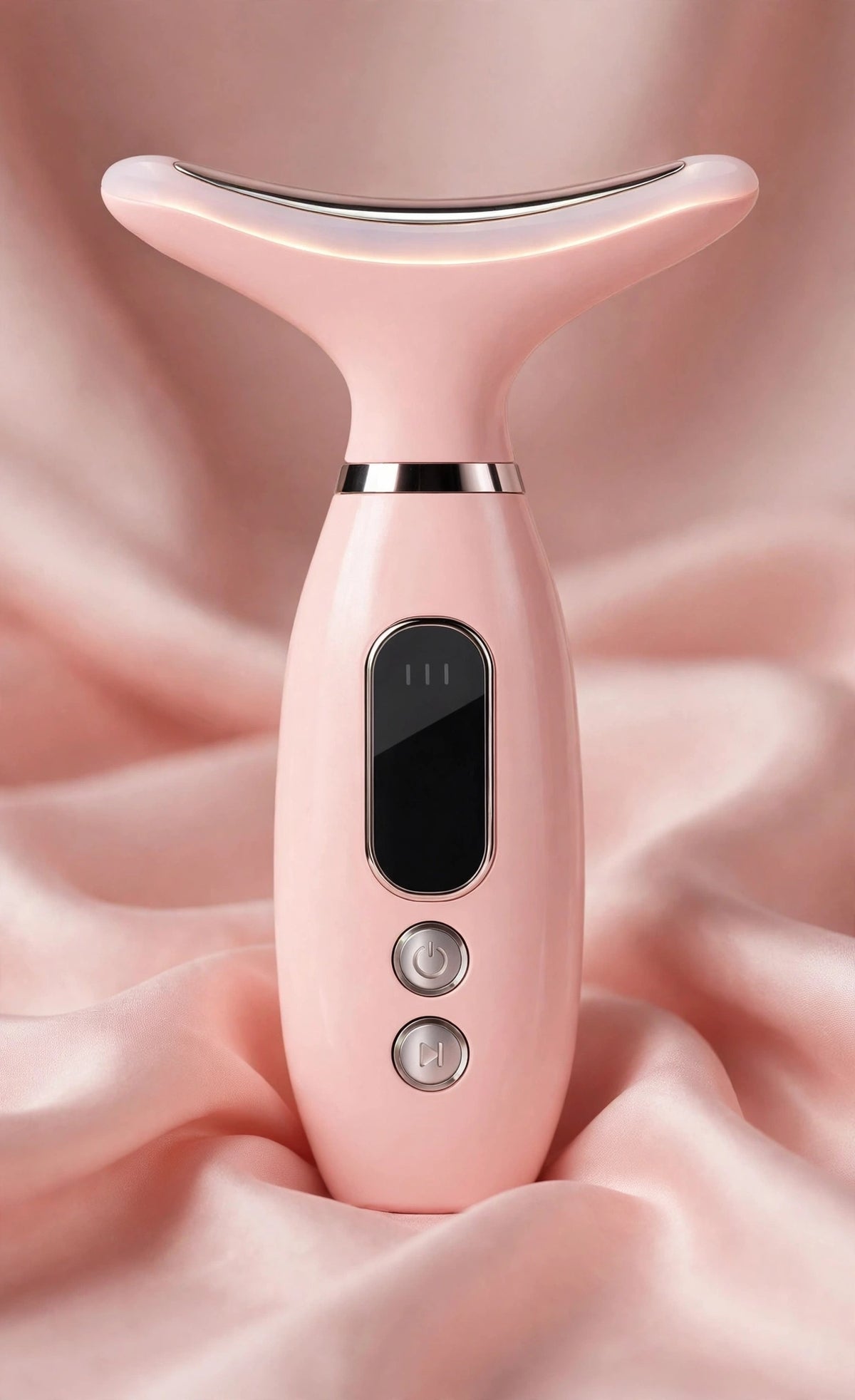 RoseGlow™ 3-in-1 Facial & Neck Massager – Firm, Sculpt & Glow